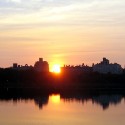 Sunset Over the Reservoir
