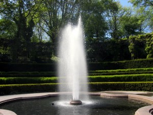 Fountain in Conservatory Garden Fountain in Conservatory Garden