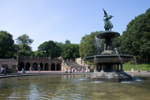 Ny, Nyc, Central Park, Bethesda Terrace, Bethesda Fountain #3